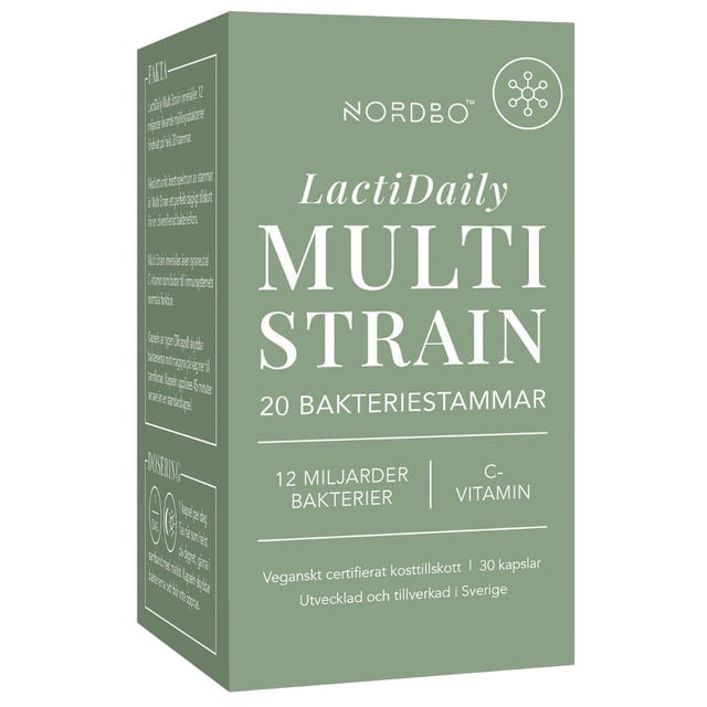Nordbo LactiDaily Multi Strain 30 kapslar