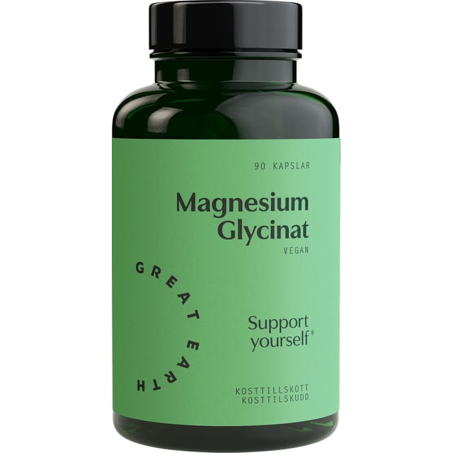 Great Earth Magnesiumglycinat 90 kapslar
