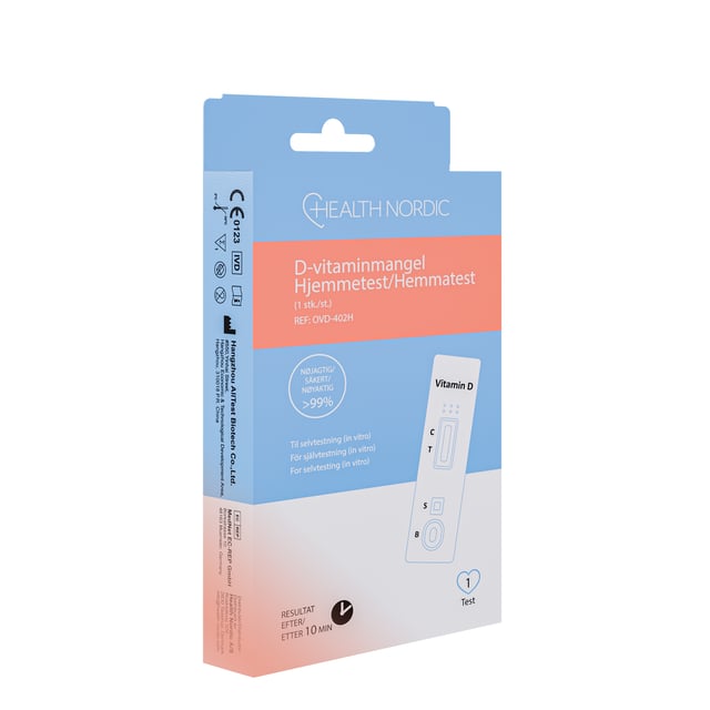 Health Nordic D-vitaminbrist Hemtest 1 st