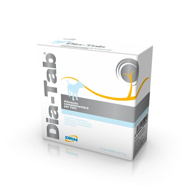 DRN Dia-Tab Tillskottsfoder 6 tabletter för hund