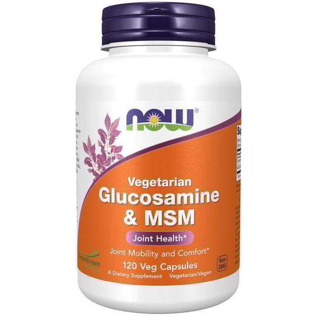 Now Vegetarian Glucosamine & MSM 120 vegkapslar