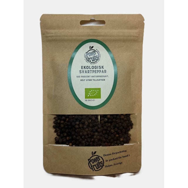 Powerfruits Svartpeppar Hel 50 g EKO