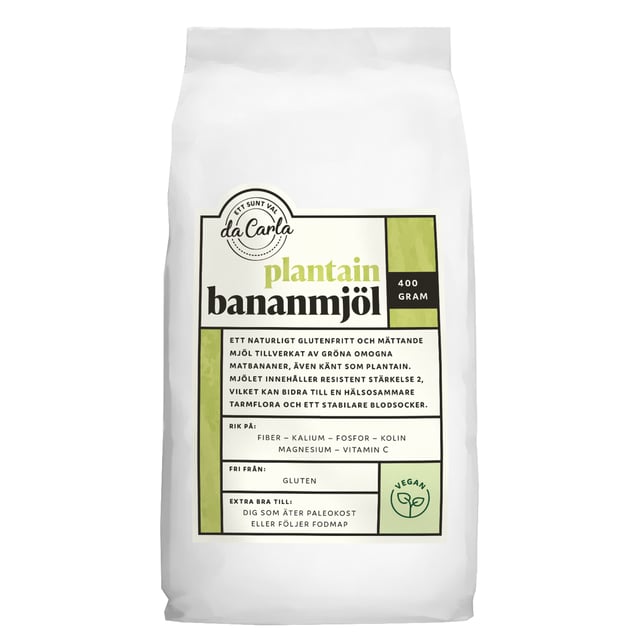 Da Carla Bananmjöl 400 g