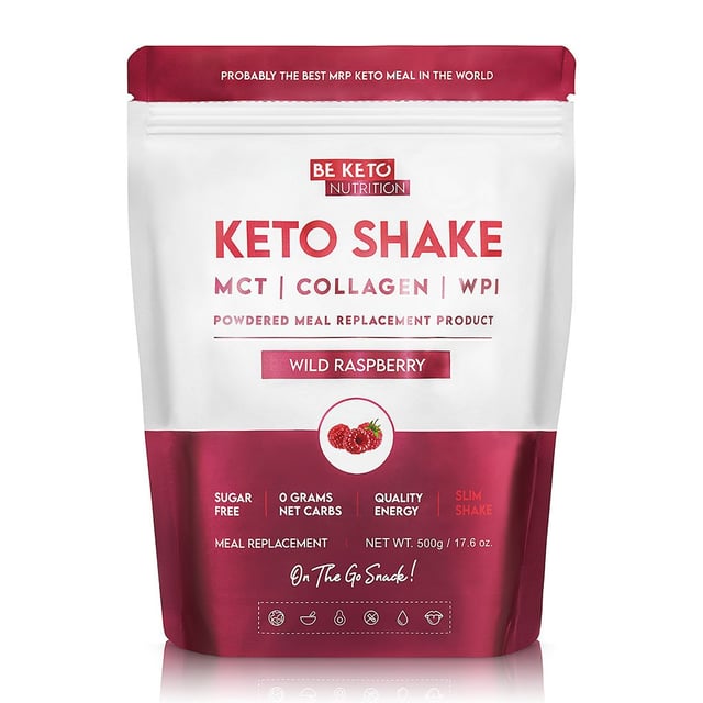 BeKeto Shake Wild Raspberry 500 g