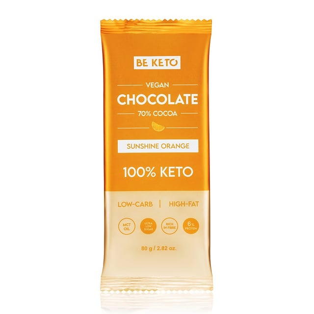 BeKeto Chocolate Sunshine Orange 80 g