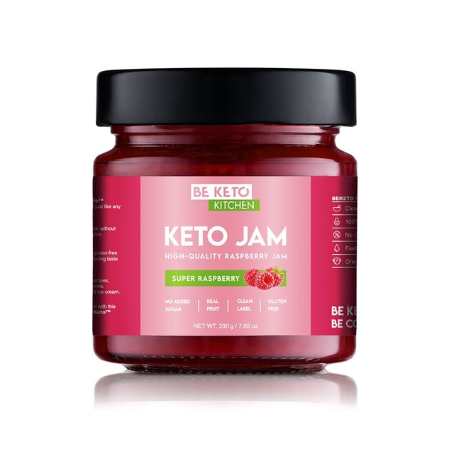 BeKeto Jam Super Raspberry 200 g