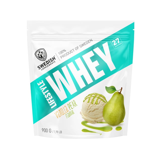 Swedish Supplements Lifestyle Whey Vanilla Pear 900 g