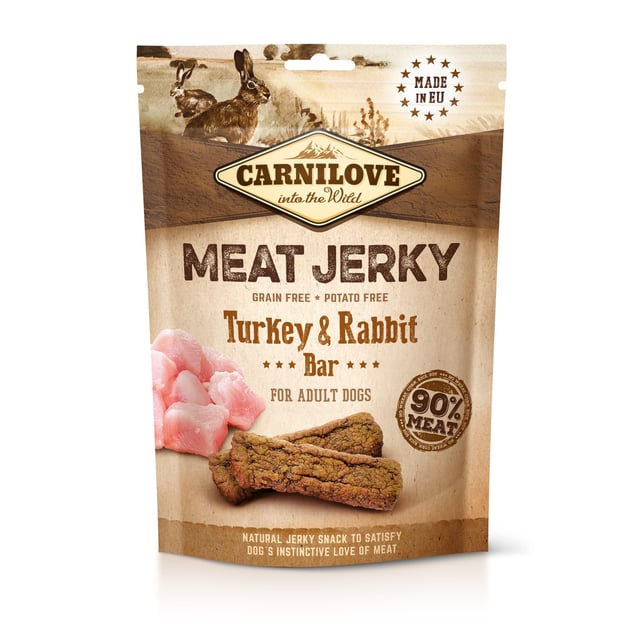 Carnilove Jerky Turkey & Rabbit Bar 100 g