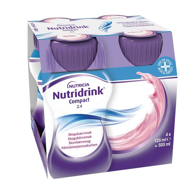 Nutridrink Compact Skogsbärssmak 4 x 125 ml