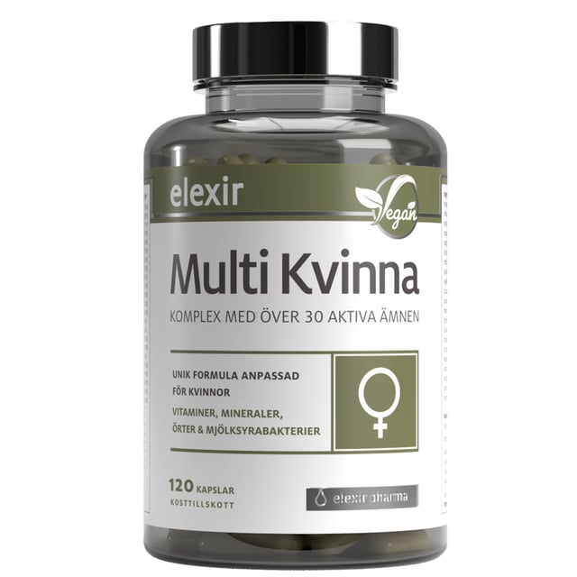 Elexir Pharma Multi Kvinna 120 kapslar
