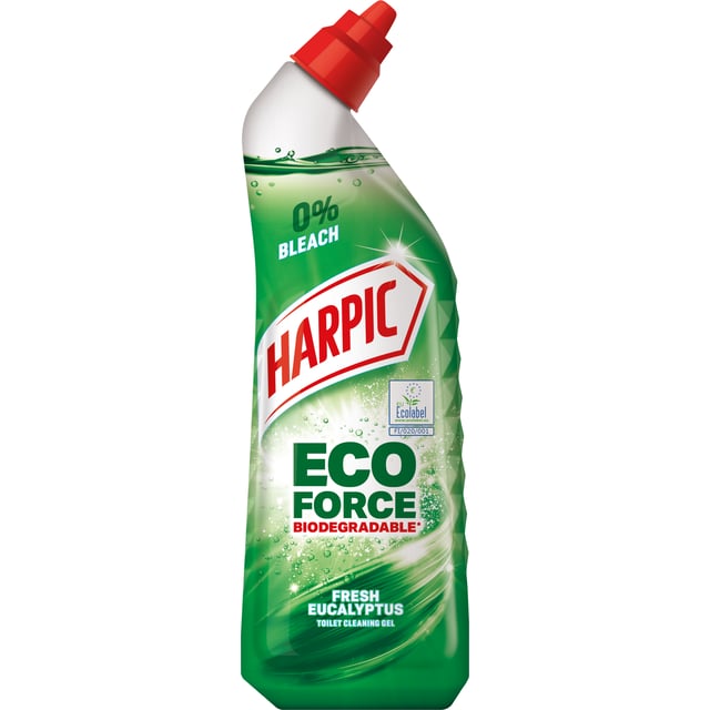 Harpic Gel Essential Eco Vinegar Biodegradable Toalettrengöring 750 ml