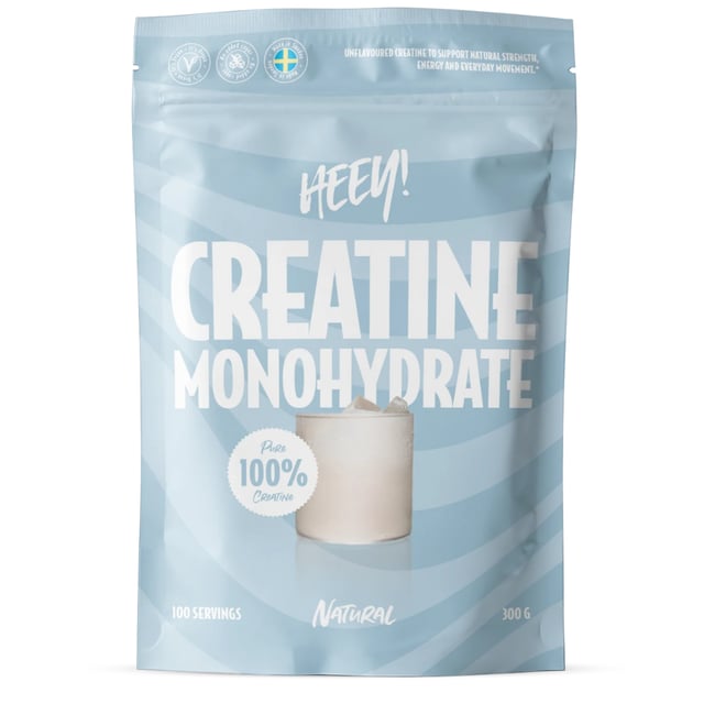 Heey! Creatine Monohydrate 100% Kreatin Naturell 300 g