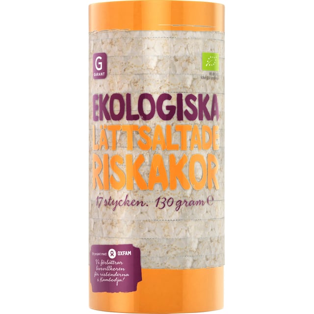Garant Ekologiska Lättsaltade Riskakor 130 g
