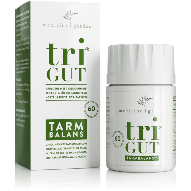 MedicineGarden TriGUT Tarmbalans 60 kapslar