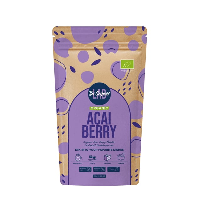 The Organic Labs Organic Acai Pulver 70g