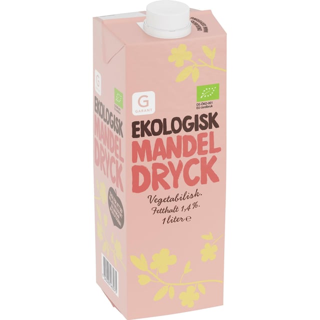Garant Ekologisk Mandeldryck 1000 ml