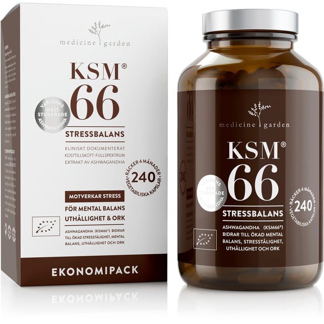 Medicine Garden KSM66 Stressbalans 240 kapslar