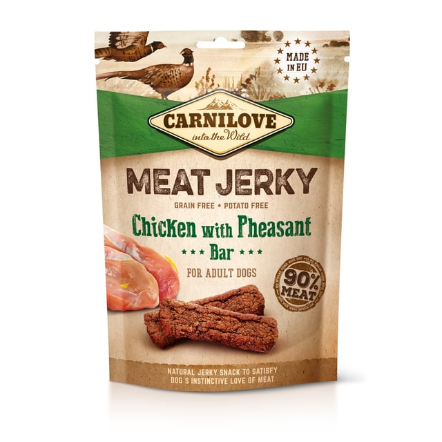 Carnilove Jerky Chicken with Pheasant Bar 100 g