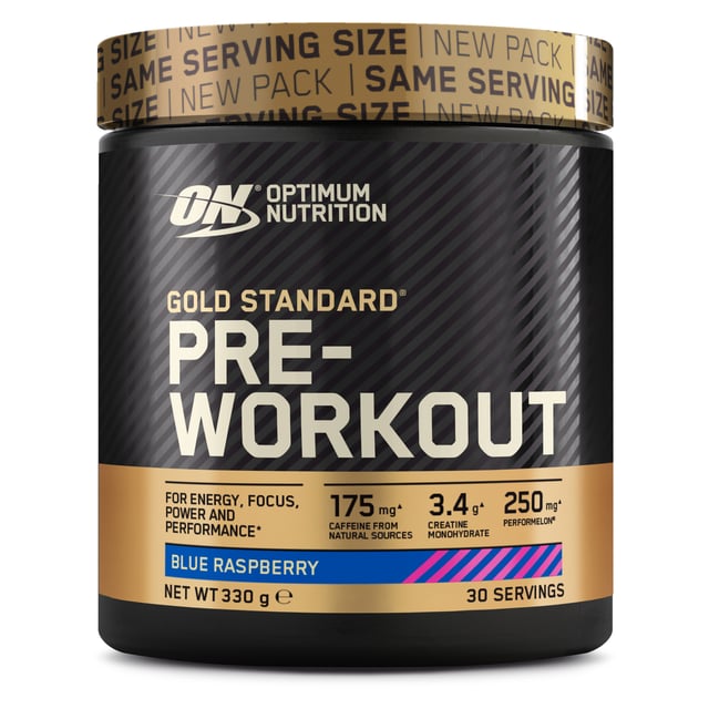 Optimum Nutrition Goldstandard PWO Blue Raspberry 330g