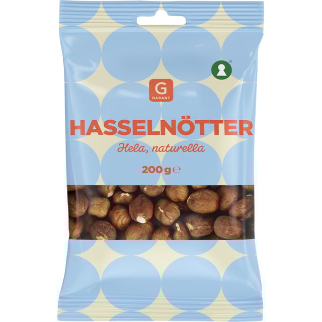 Garant Hasselnötter 200g