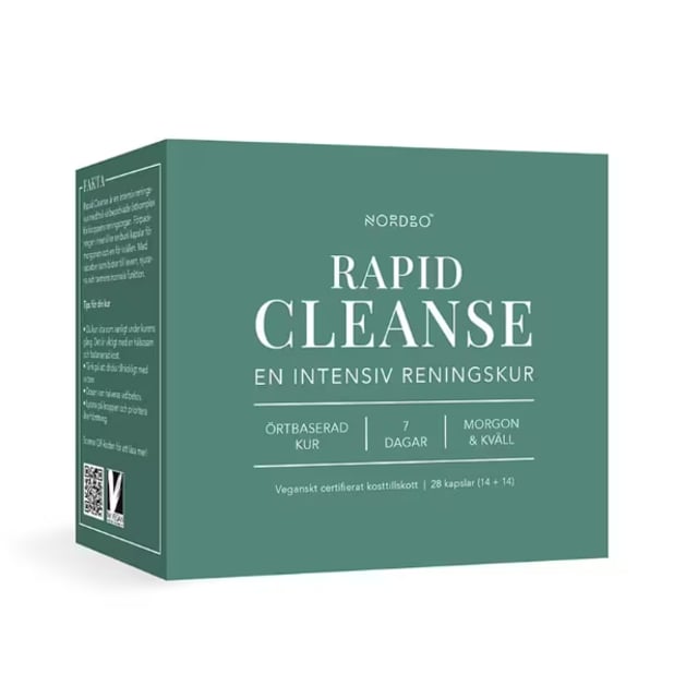 Nordbo Rapid Cleanse 7 Dagar 28 kapslar