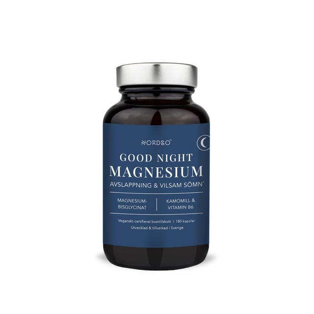Nordbo Good Night Magnesium 180 kapslar