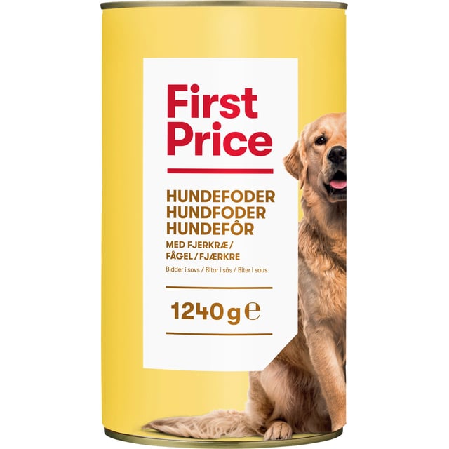 First Price Hundfoder FÅGEL Våtfoder 1240 g