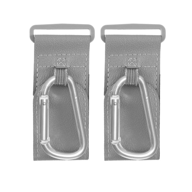 Fresh Kid Barnvagnskrokar Grå 2 st