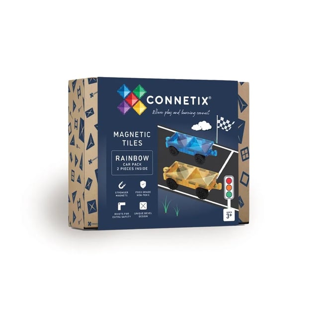 CONNETIX Regnbåge Bilpaket 2 delar