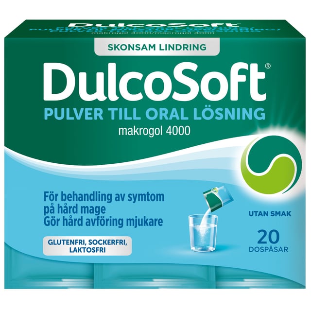 DulcoSoft pulver i dospåsar 20 st