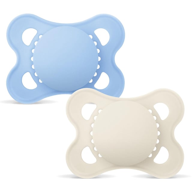 MAM Orig Silk 0-6m Box V Blue Unprint 2 st