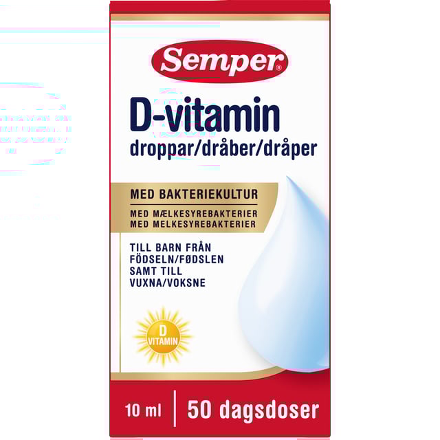 Semper D-vitamin droppar 10 ml