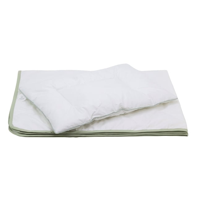 Rätt Start Tunt Täcke+Kudde Vagn/Vagga Ekologiskt