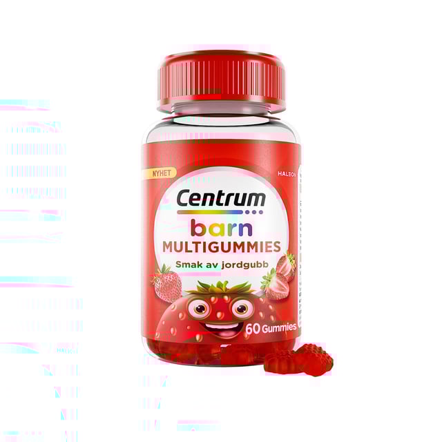 Centrum Barn Multivitamin Gummies Jordgubb 60 gummies