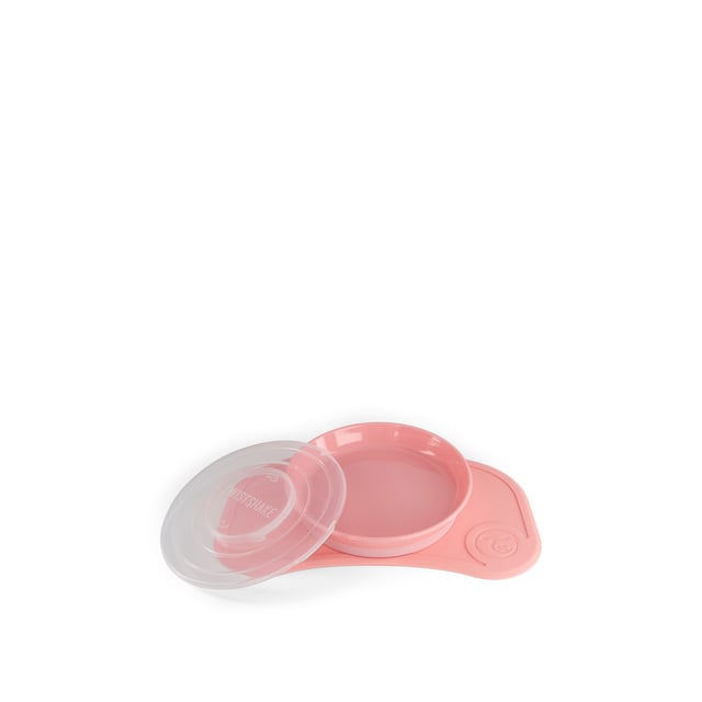 Twistshake Click-Mat Mini + Tallrik Rosa