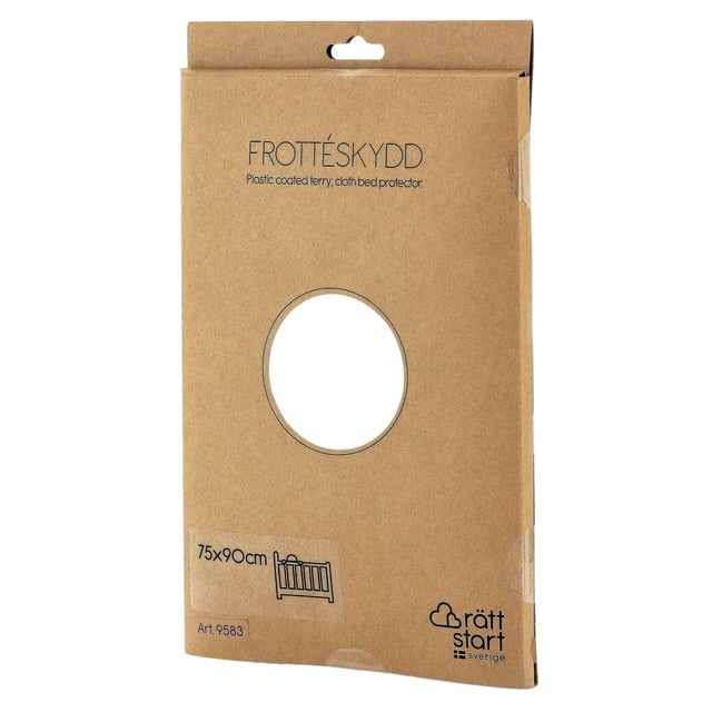 RÄTT START Bäddskydd Plastad Frotté 75 x 90 cm 1 st