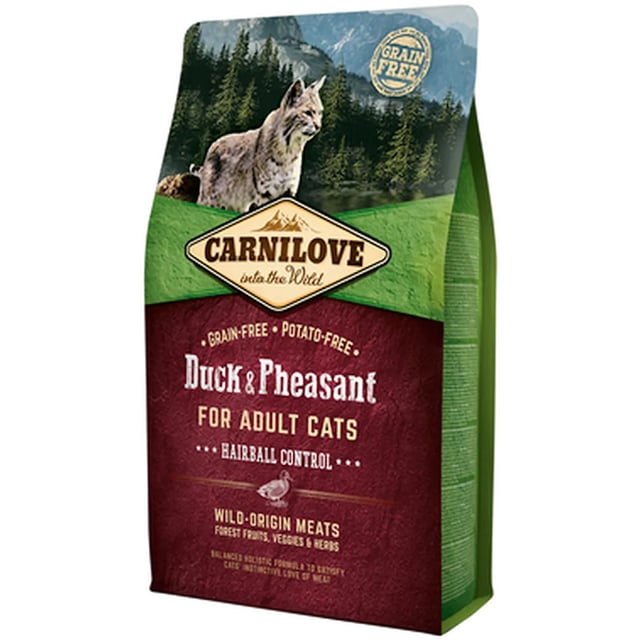 Carnilove Duck Pheasant Adult Hairball Control 2 kg