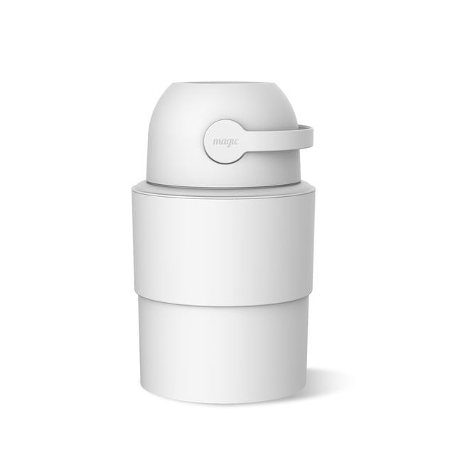 Magic Diaper Pail Heka M White