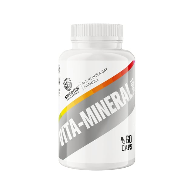 Swedish Supplements Vita-Mineral 100% 60 kapslar