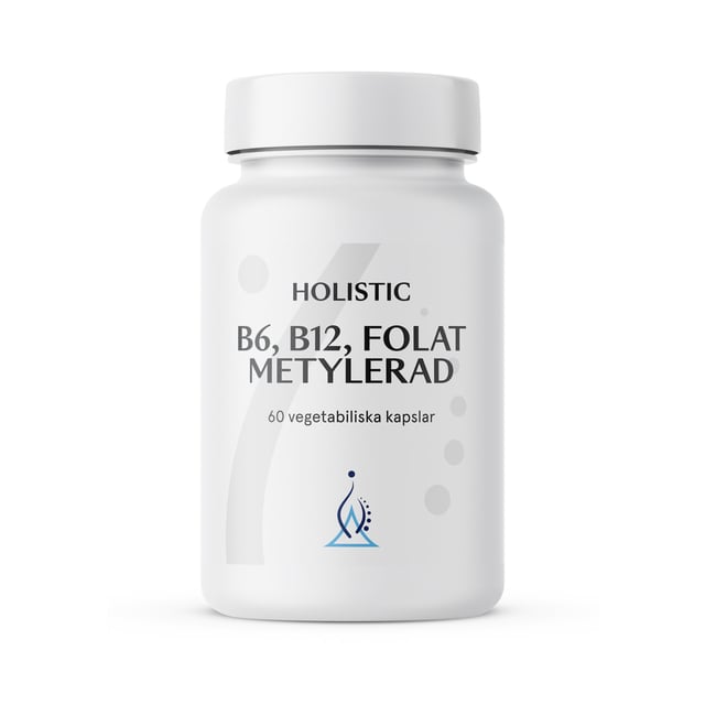 Holistic B6, B12 & Folat Metylerad 60 kapslar