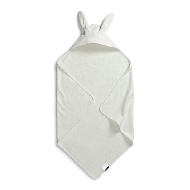 Elodie Hooded Towel Vanilla White Bunny