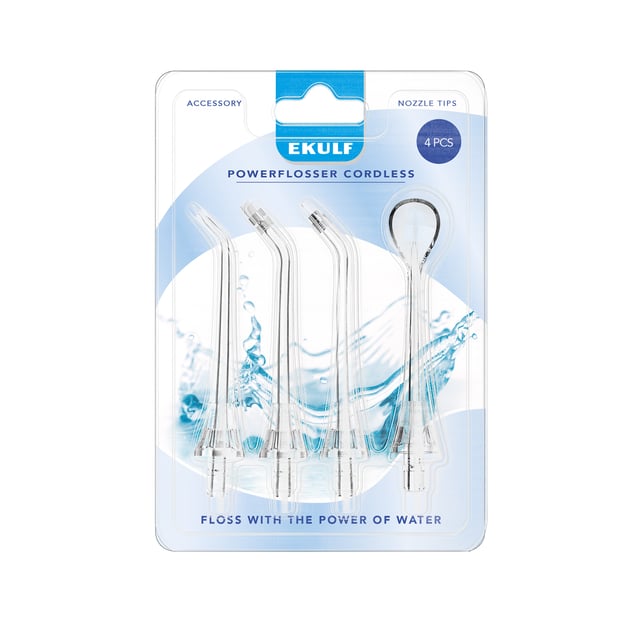 EKULF PowerFlosser Premium 4-pack Refill