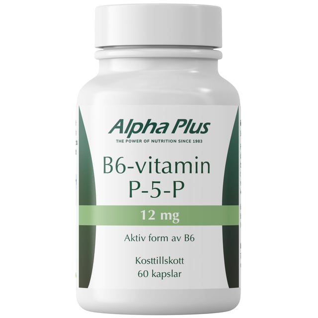 Alpha Plus B6-vitamin P-5-P 12 mg 60 kap