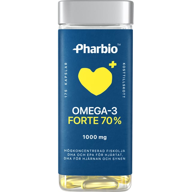 Pharbio Omega-3 Forte 1000mg 175 kapslar
