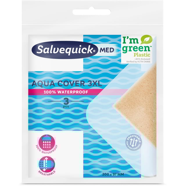 Salvequick Med Aqua Cover 3XL 3 st