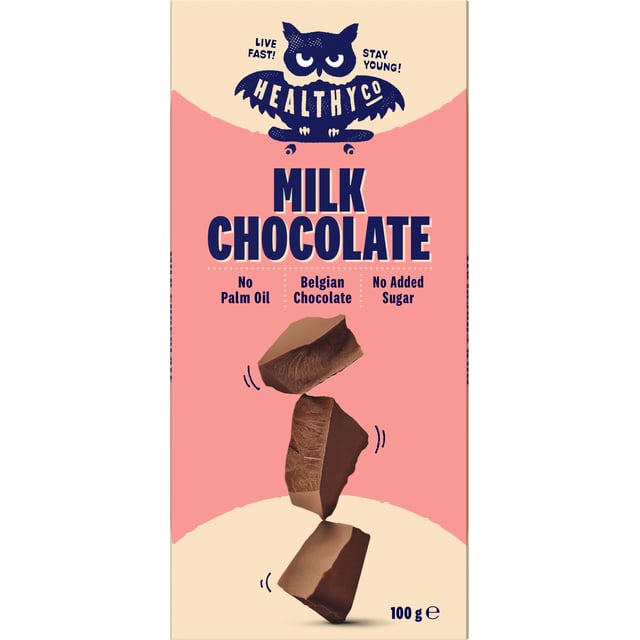 HealthyCo Milkchocolate 100 g