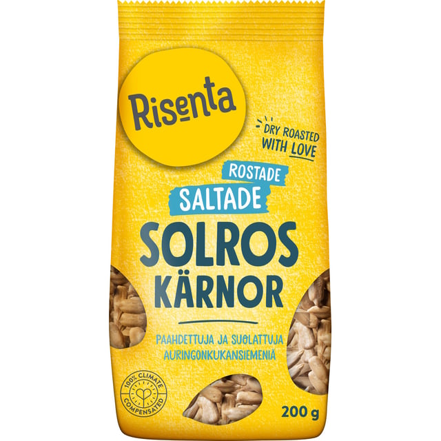 Risenta Solroskärnor Rostade & Saltade 200 g