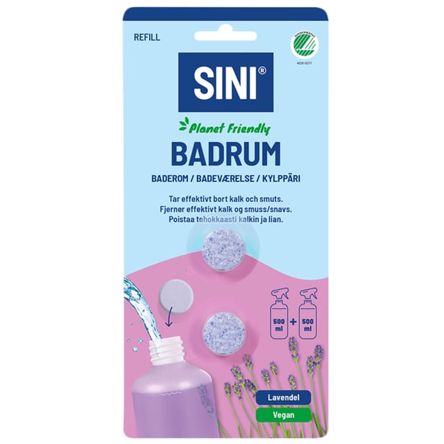 Sini Rengöringstablett Badrum Refill 2 st