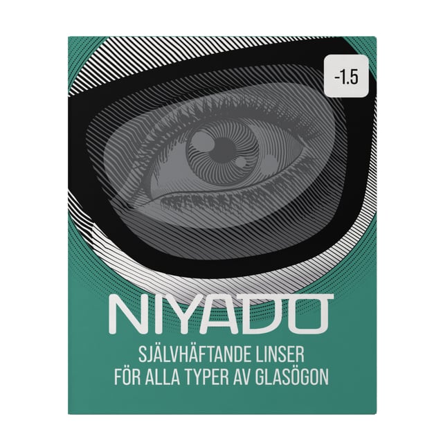 Niyado Självhäftande Linser Med Styrka -1.5