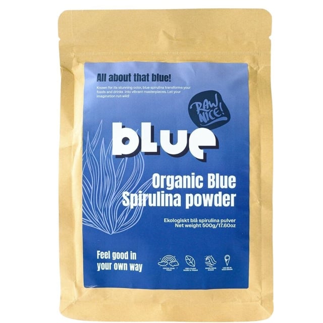 Rawnice Organic Blue Spirulina 500 g